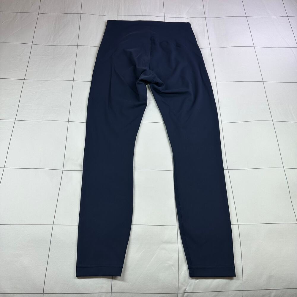 Lululemon Leggings Womens 6 Blue Instill High Rise 25" Yoga Smooth Gym Pilates - Picture 4 of 10